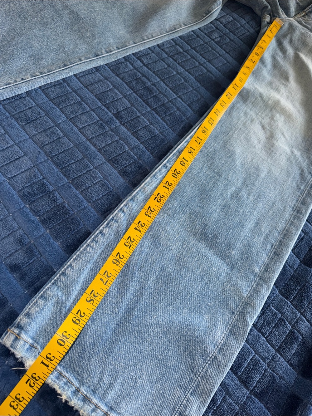 AYR Light Blue Straight Leg Denim Jeans - Picture 9 of 12
